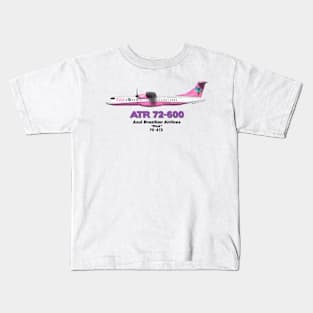 Avions de Transport Régional 72-600 - Azul Brazilian Airlines "Pink" Kids T-Shirt